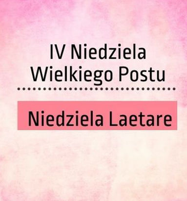 Niedziela Laetare