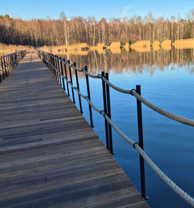 Marcowy spacer nad Balatonem