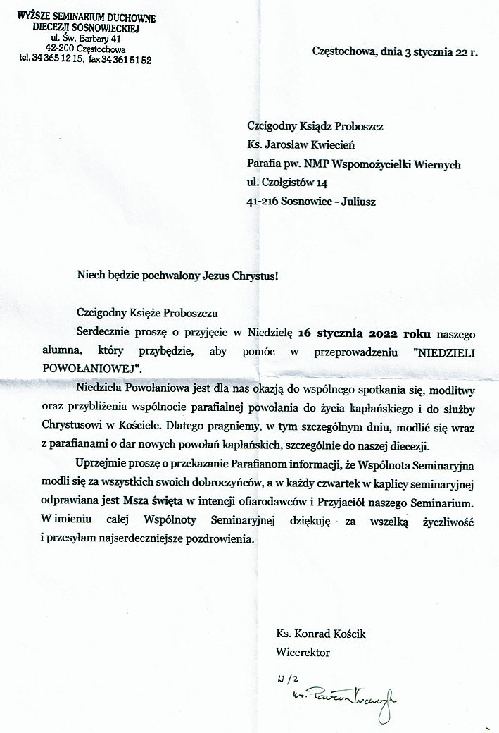 Niedziela Powołaniowa