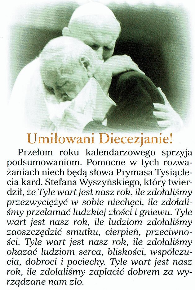 Biskup do diecezjan