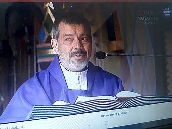 Msza św. była transmitowana również w internecie