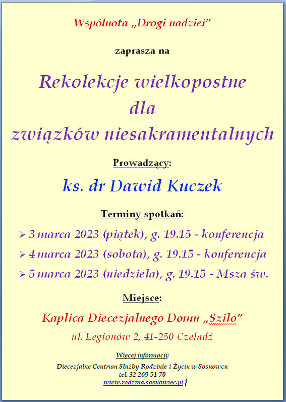 Dla niesakramentalnych