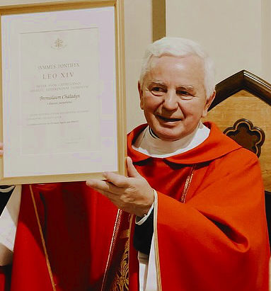 Ks. Bronisław Chaładyn, były wikariusz z Juliusza, prałatem