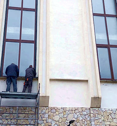 Okna zabezpieczone...