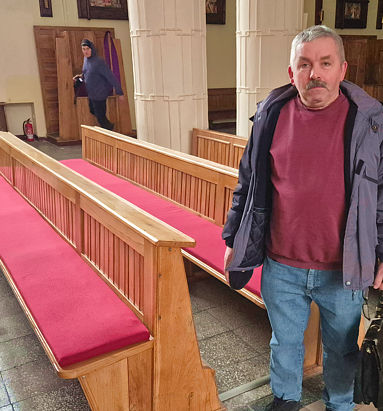 W kościele nieco cieplej