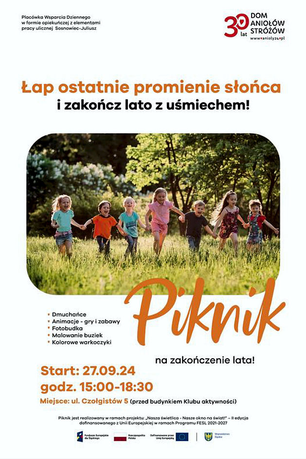 Dom Aniołów zaprasza na piknik