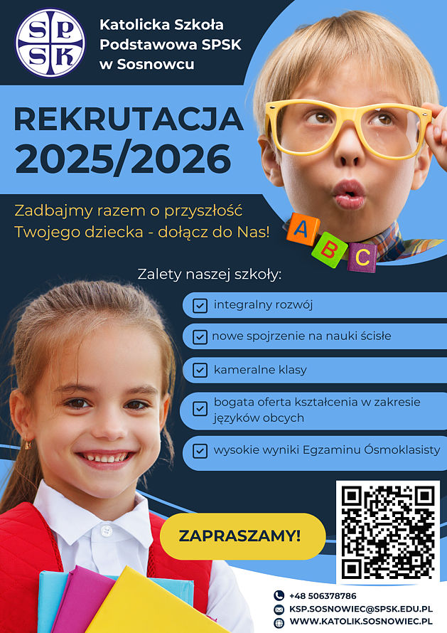 "Katolik" zaprasza do szkoły