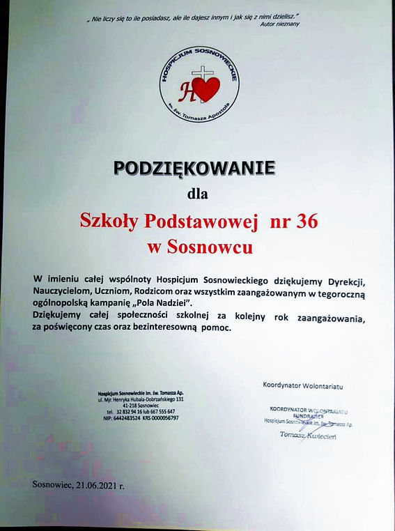 Dla Hospicjum